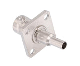 Superbat BNC Crimp weibliche 4 Loch Panel Flansch Montieren für RG316 kabel
