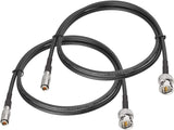 SUPERBAT 3G 6G SDI Cable 75 ohm BNC Cable DIN 1.0/2.3 to BNC Male SDI Cable (Belden 1855A) 3ft for Blackmagic BMCC/BMPCC Video Assist 4K Transmissions HyperDeck Kameras 2-Pack