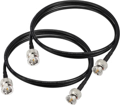 SUPERBAT 3G/6G HD SDI-Kabel, BNC-Kabel, 3 Fuß, dünn und kurz (Belden 1855A), unterstützt HD-SDI/3G-SDI/4K/8K Kamerarecorder, Präzisions-SDI-Videokabel (2 Stück)