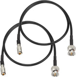 Superbat DIN to SDI BNC Cable, DIN 1.0/2.3 to BNC Male Belden 1855A Cable 20inch for Blackmagic BMCC/BMPCC Video Assist 4K Transmissions HyperDeck Cameras 2pcs