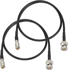 Superbat DIN-zu-SDI-BNC-Kabel, DIN 1.0/2.3 auf BNC-Stecker Belden 1855A-Kabel 20 Zoll für Blackmagic BMCC/BMPCC Video Assist 4K-Übertragungen HyperDeck-Kameras 2 Stück