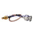 Superbat BNC male plug to SMB male straight crimp RG316 cable jumper pigtail 15cm
