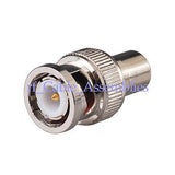 BNC-Cinch-Adapter Cinch-Buchse auf BNC-Stecker für Videokamera-Anschlussadapter