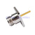 N Female O-ring RF connector 4 hole panel mount 25*25mm for fiber-glass antenna
