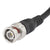 Superbat BNC-Kabel 3G/HD SDI-Kabel (1 m/3 ft 75 Ω) Spiralkabel BNC auf BNC Verlängerungs-Koaxialkabel für Kameras und Videogeräte, unterstützt HD-SDI/3G-SDI, SDI-Videokabel (schwarz, 1 Stück)