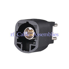 Superbat High Speed Data (HSD) Connector Fakra  A  Jack PCB mount RF Connector Black