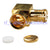 Superbat MCX Solder male Right Angle Connector for RG402 Cable