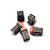 10X DS-429A Latching Push Button Switch Square Lock 1A 250V/3A 125V Green Red