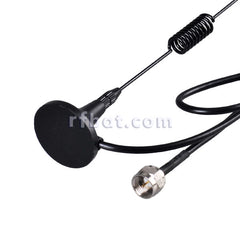Antenna 100Mhz,3dbi F straight Plug with Magnetic base for wireless data transfer
