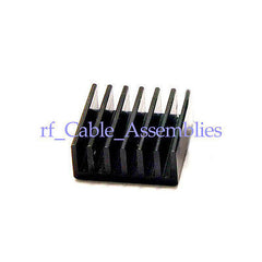 Superbat 10PCS 14x14x6MM Black High Quality Aluminum Heat Sink Router Chips CPU Radiator