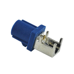 Superbat Fakra Plug male RA End Launch PCB mount Angled pin Radio car connector for GPS