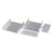 New 100*97*40MM(L*W*H) Aluminum Box Enclousure Case Project electronic DIY Silve