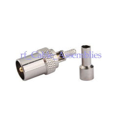Superbat CATV TV CCTV Antenna Coaxial Male Connector Plug,TV connector