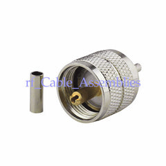 Superbat UHF Crimp Plug connector for LMR100
