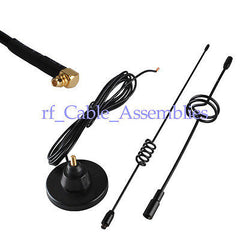 3G 9DBi Car antenna 850/1900/900/1800/2100Mhz MMCX male RA for GSM/3G Devices/Wi
