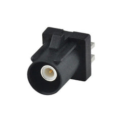 Superbat Fakra Male PCB mount Plug End Launch Car connector Black/9005 Radio