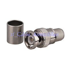 Superbat BNC Crimp Plug male RF Connector or LMR400 RG8 RG213 RG214 RG165 7D-FB cable