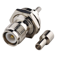 Reversed Polarity TNC Female Bulkhead Connector for Coax cable RG316,LMR100
