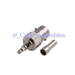 Superbat BNC female connector crimp for RG316,RG174 coax