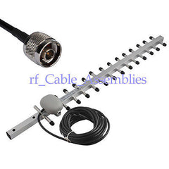 15DB 1990-2170 MHz 3G-Richtungs-Yagi-Antenne N für 3G-Wireless-Karten-Router