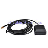 1575.42MHz GPS Active Antenna MCX male 3M cable RG174 for Garmin GlobalSat 12CX,