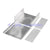 New Aluminum Box Enclosure Case Project electronic DIY 110*110*40mm for PCB