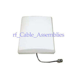 800-2500MHz 7dBi Indoor Outdoor Panel Antenna Wall Mounting N Jack, 207x177x58mm
