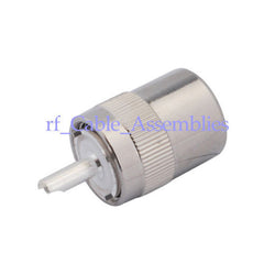 Superbat UHF twist-on Plug connector for LMR400