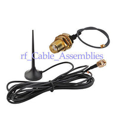 3.5dbi 3G antenna SMA RF connector GSM/UMTS antenna + Pigtail U.fl to SMA female