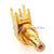 SMB thru hole PCB Mount Female jack nut bulkhead Right Angle RF connector gold