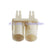 Superbat Double plastic shell of Fakra B Plug male connector PCB mounted White New