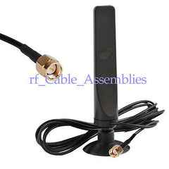 850/1900/900/1800/2100Mhz GSM/UMTS/HSPA/CDMA/3G 12dbi Antenna 3m SMA for Huawei