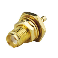 SMA-Buchse, Schott-O-Ring, gerade, für 1,13, 1,37 Koaxialkabel, HF-Anschluss