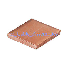 8pcs Laptop GPU CPU Heatsink Copper Shim 15mmx15mmx2mm for Electronic, Computer