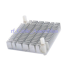 2pcs Sliver CPU Heat Sink Aluminium Chips HeatSink for IC CPU Chips Southbridge