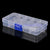 Compact Adjustable 10 Compartments Plastic Storage Box Jewelry Tool Container