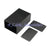 New Aluminum Box Enclosure Case Project electronic black DIY-100*66*43MM(L*W*H)