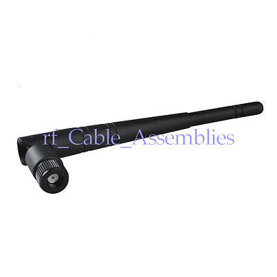 2Pcs 4DBi Dual Band 2.4G/ 5G Oni WiFi Antenna with RP-SA Connector for Wireless Network Router 2Pcs 4DBi Dual Band 2.4G/ 5G Oni WiFi Antenna with RP-SA Connector for Wireless Network Router