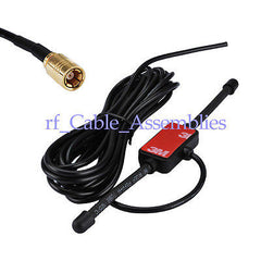 Universal DAB Patch Aerial Glass Mount Antenna 433Mhz SMB female connector New