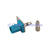 Superbat Antenna connector Fakra Z Plug Flange Straight Waterblue /5021 Neutral coding