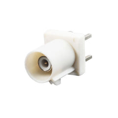 Superbat Fakra Plug PCB mount connector white /9001 Radio With Phantom