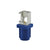 Superbat Fakra "C" Blue Plug male End Launch PCB mount RA Fakra Radio car RF connector