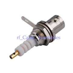Superbat BNC Jack nut bulkhead solder for panel connector MHV 3000V