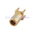 SMB female PCB mount straight RF connector center solder 50 Ohm