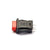 10X DS-429A Latching Push Button Switch Square Lock 1A 250V/3A 125V Green Red