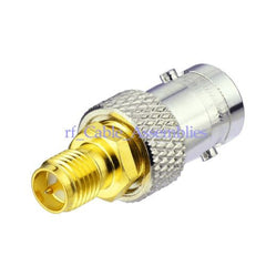 RF Coaxial Adapter  BNC female to RP SMA female Connector