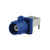 Superbat Fakra "C" Blue Plug male End Launch PCB mount RA Fakra Radio car RF connector