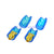 Superbat 1 pair MMCX Connector Straight Blue shell For Shure SE215 SE315 SE425 earphone