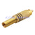 Superbat 3.5mm-RCA straight plug crimp Yellow for the cable RG59 Audio Adapter Connector