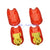 Superbat 1Set Red shell MMCX Male Connector Straight For Shure SE215 SE315 SE425 earphone